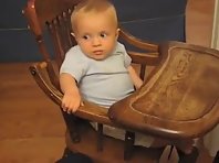 Dog Bark Wakes Baby Falling Asleep While Eating